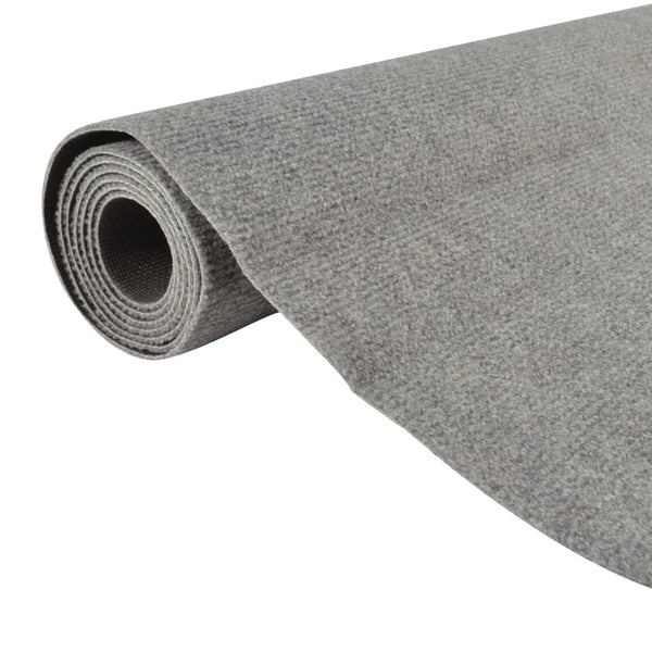 Grauer Teppichläufer 100x180 cm