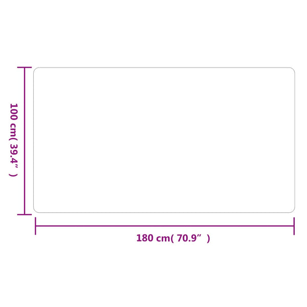 Grauer Teppichläufer 100x180 cm