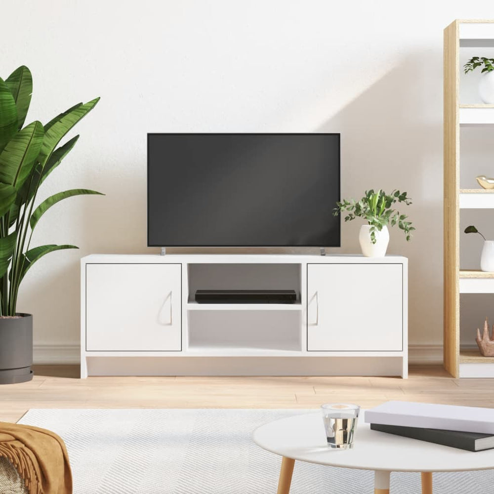 Weißer TV-Schrank, 102 cm