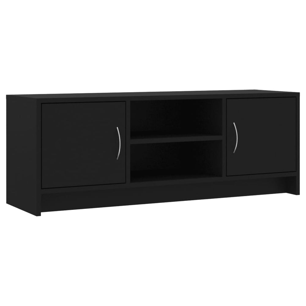 Schwarzer TV-Schrank, 102 cm