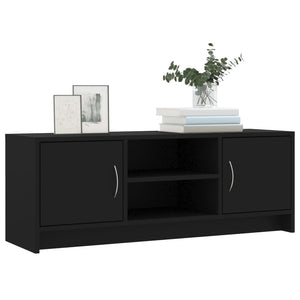 Schwarzer TV-Schrank, 102 cm