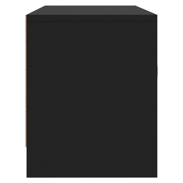 Schwarzer TV-Schrank, 102 cm
