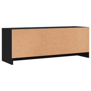 Schwarzer TV-Schrank, 102 cm