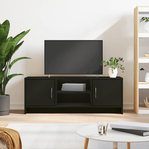 Schwarzer TV-Schrank, 102 cm