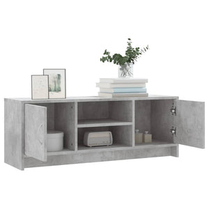 Betongrauer TV-Schrank 102 cm