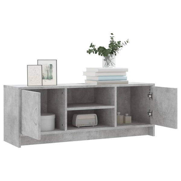Betongrauer TV-Schrank 102 cm
