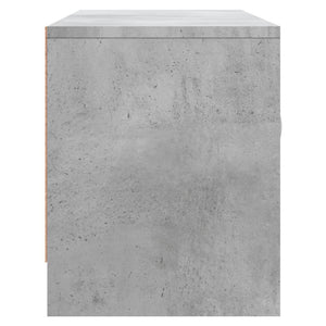 Betongrauer TV-Schrank 102 cm