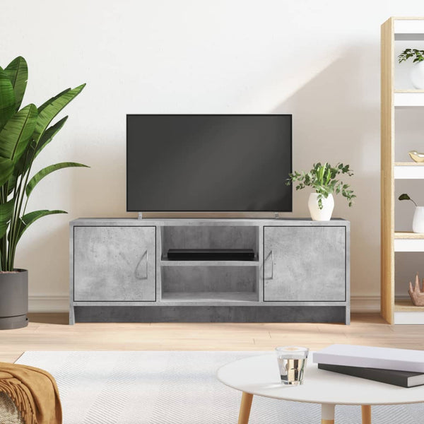 Betongrauer TV-Schrank 102 cm