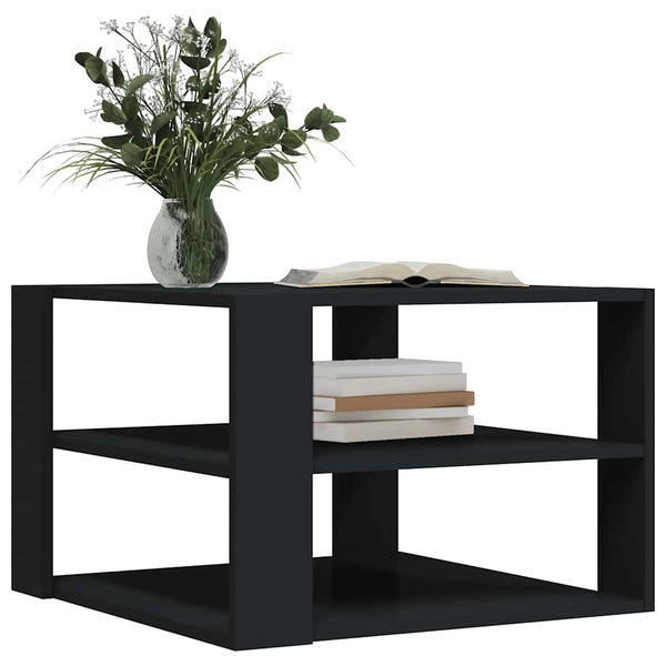 Schwarzer Couchtisch 58x58 cm