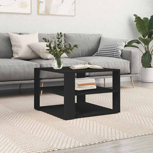 Schwarzer Couchtisch 58x58 cm