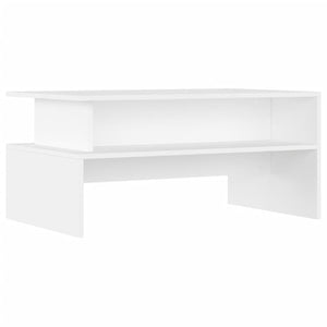 Weißer Couchtisch 90x55 cm