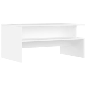 Weißer Couchtisch 90x55 cm