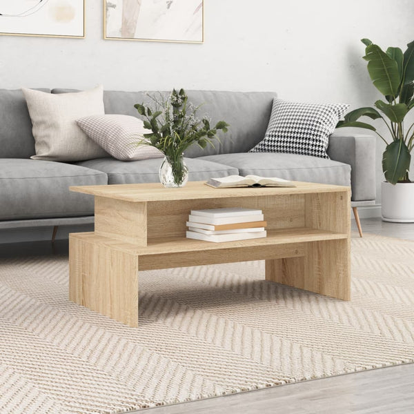 Sonoma-Eiche Couchtisch, 90x55 cm
