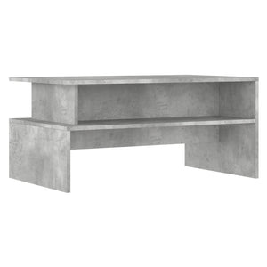 Betongrauer Couchtisch 90x55 cm