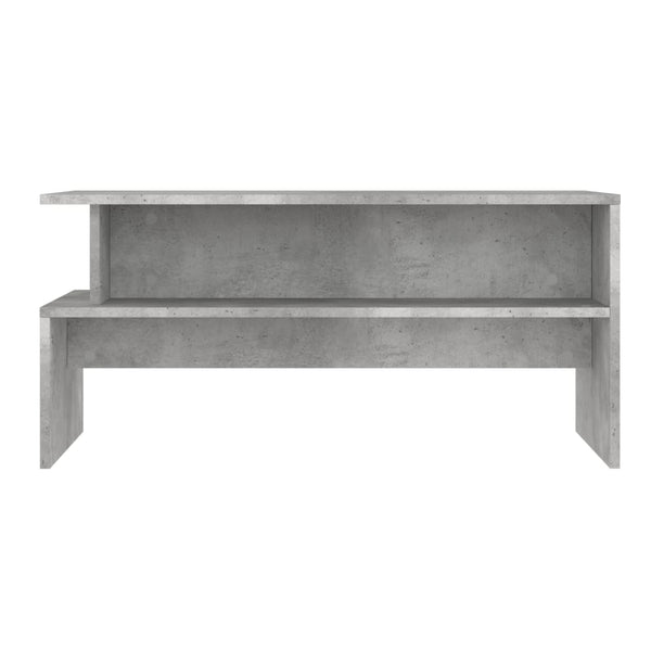 Betongrauer Couchtisch 90x55 cm