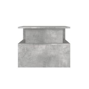 Betongrauer Couchtisch 90x55 cm