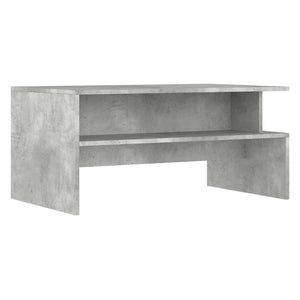 Betongrauer Couchtisch 90x55 cm