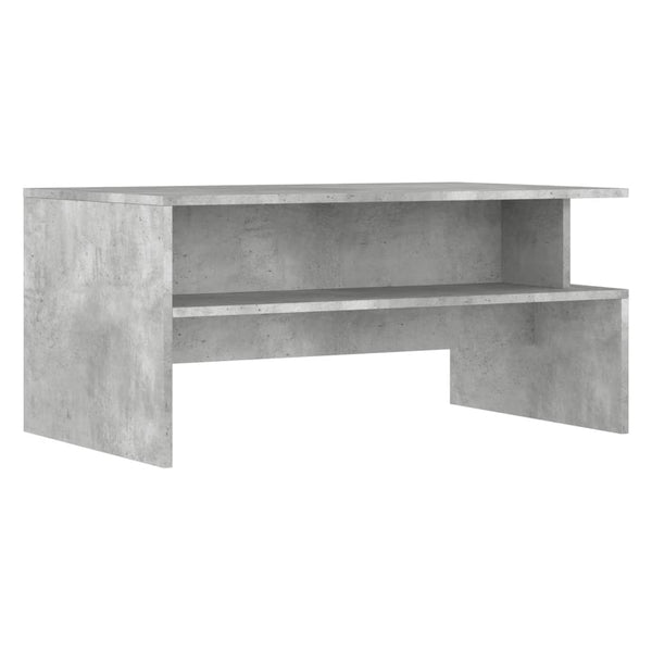 Betongrauer Couchtisch 90x55 cm