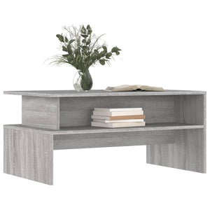Couchtisch Grau Sonoma 90x55 cm