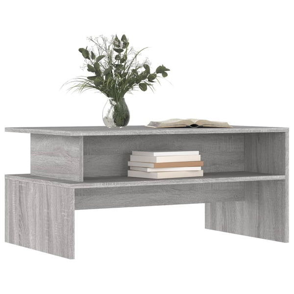 Couchtisch Grau Sonoma 90x55 cm