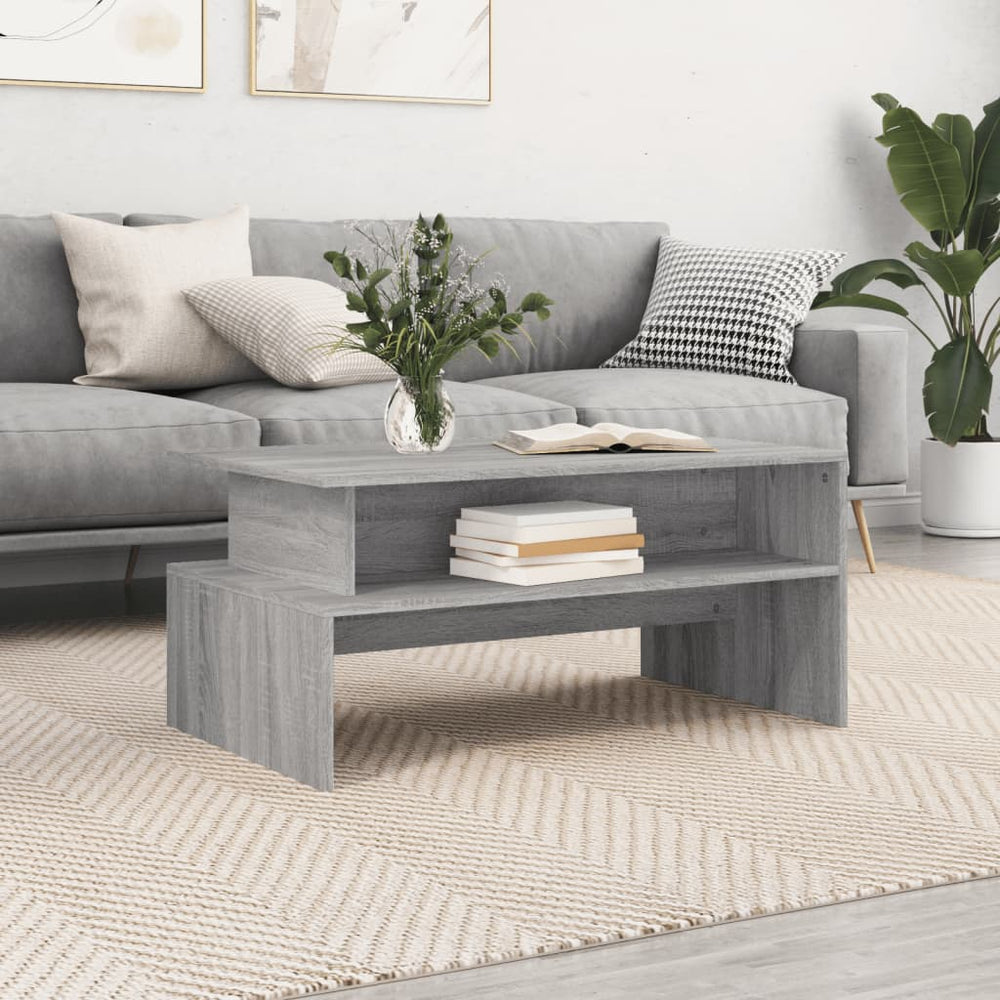 Couchtisch Grau Sonoma 90x55 cm