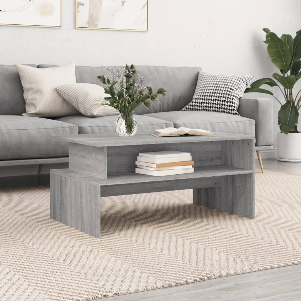 Couchtisch Grau Sonoma 90x55 cm