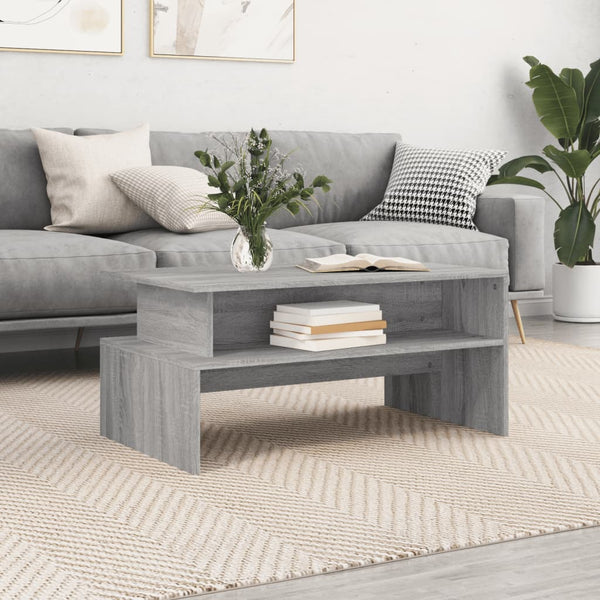 Couchtisch Grau Sonoma 90x55 cm