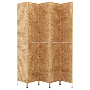 5-teiliger Paravent aus Wasserhyazinthe, 205x180 cm