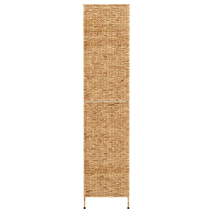 5-teiliger Paravent aus Wasserhyazinthe, 205x180 cm