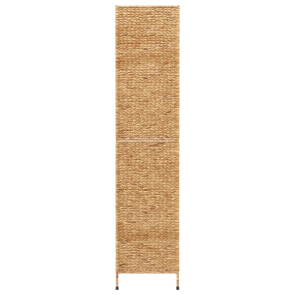 5-teiliger Paravent aus Wasserhyazinthe, 205x180 cm