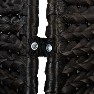 Schwarzer Paravent, 5-teilig, 205x180 cm