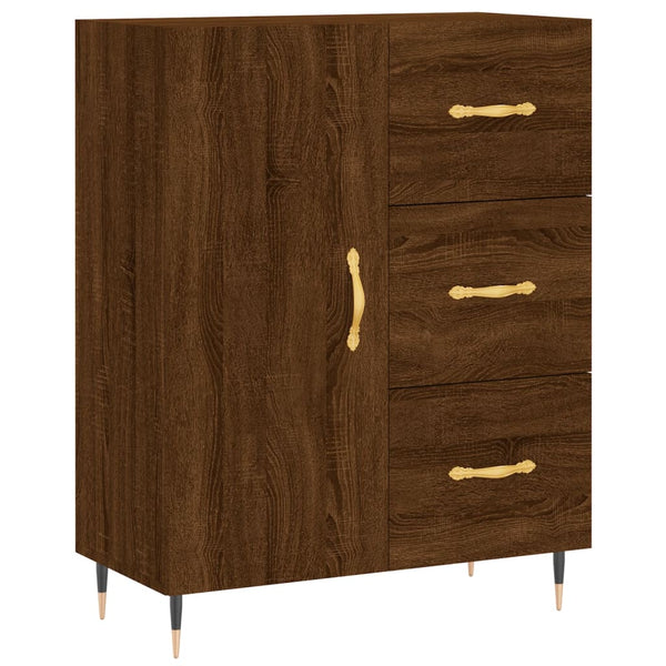 Highboard Braun Eichenoptik 180 cm