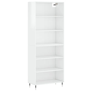 Highboard Weiß Hochglanz 69,5x32,5x180cm
