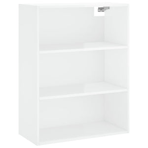 Highboard Weiß Hochglanz 69,5x32,5x180cm