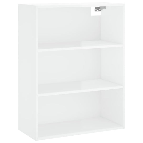 Highboard Weiß Hochglanz 69,5x32,5x180cm