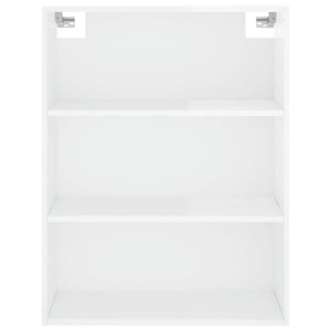Highboard Weiß Hochglanz 69,5x32,5x180cm