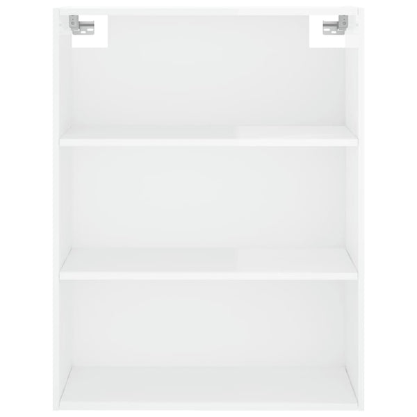 Highboard Weiß Hochglanz 69,5x32,5x180cm
