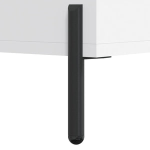 Highboard Weiß 69,5x32,5x180 cm