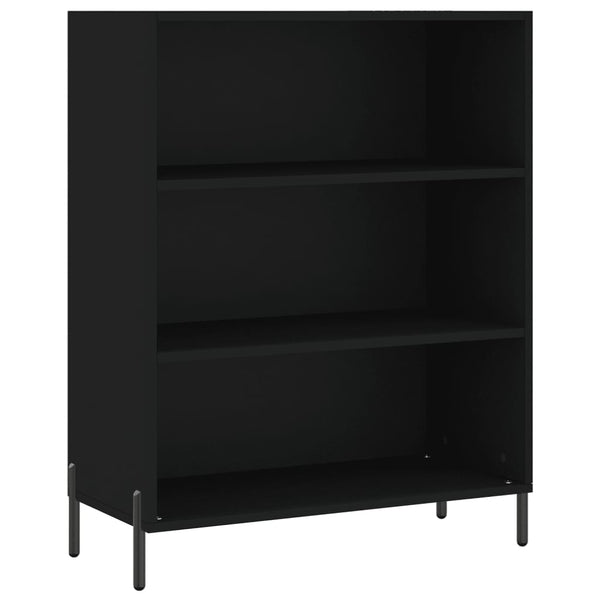 Highboard Schwarz 180 cm Holzwerkstoff