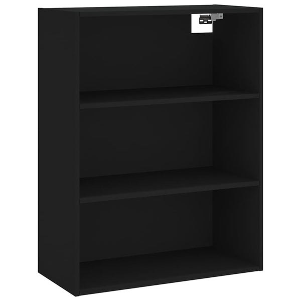 Highboard Schwarz 180 cm Holzwerkstoff