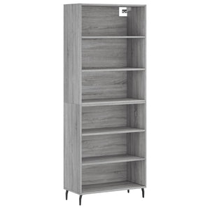 Highboard Grau Sonoma 69,5x32,5x180 cm