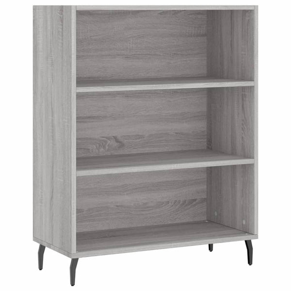 Highboard Grau Sonoma 69,5x32,5x180 cm