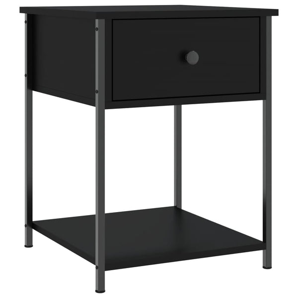 Schwarzer Nachttisch 44x45x58 cm