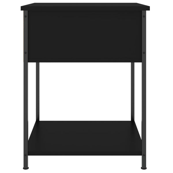 Schwarzer Nachttisch 44x45x58 cm