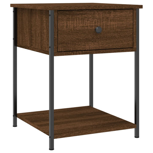 Nachttische 2er Set Eiche Braun 44x45x58cm