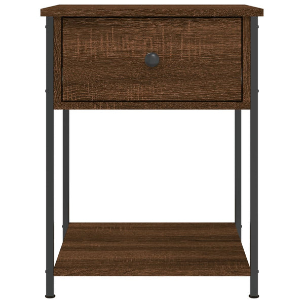 Nachttische 2er Set Eiche Braun 44x45x58cm
