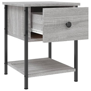 Nachttisch Grau Sonoma 34x35,5x45 cm