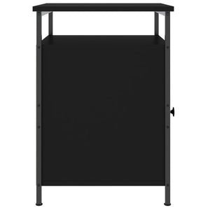 Schwarzer Nachttisch 40x42x60 cm