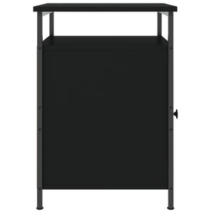 Nachttische 2er Set, Schwarz 40x42x60 cm