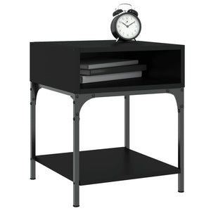 Nachttische 2er Set Schwarz 40x41x50cm